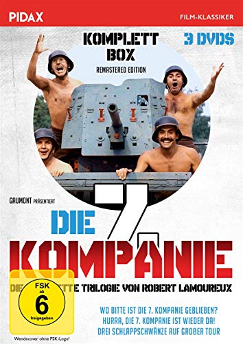 Die 7. Kompanie-Komplettbox / Die komplette 3-teilige Kult-Spielfilmreihe (Pidax Film-Klassiker) von AL!VE AG