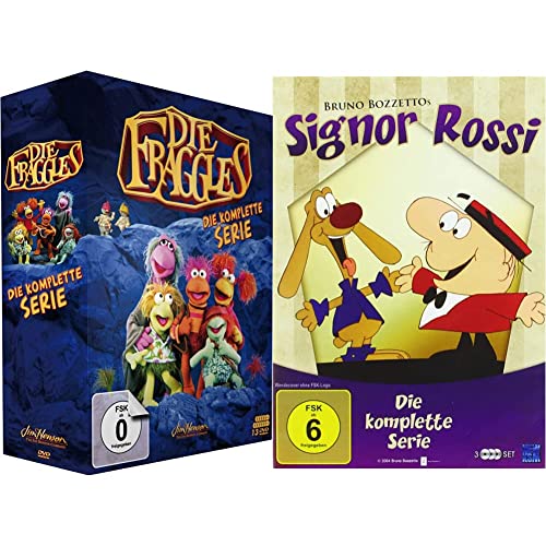 Die Fraggles - Die komplette Serie [13 DVDs] & Signor Rossi - Die komplette Serie im 3 Disc Set von AL!VE