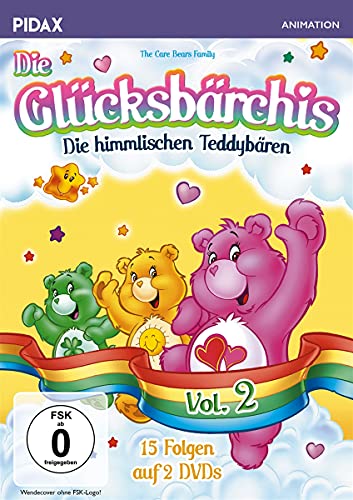 Die Glücksbärchis - Die himmlischen Teddybären, Vol. 2 / Weitere 15 Folgen der beliebten Kult-Serie (Pidax Animation) [2 DVDs] von AL!VE AG