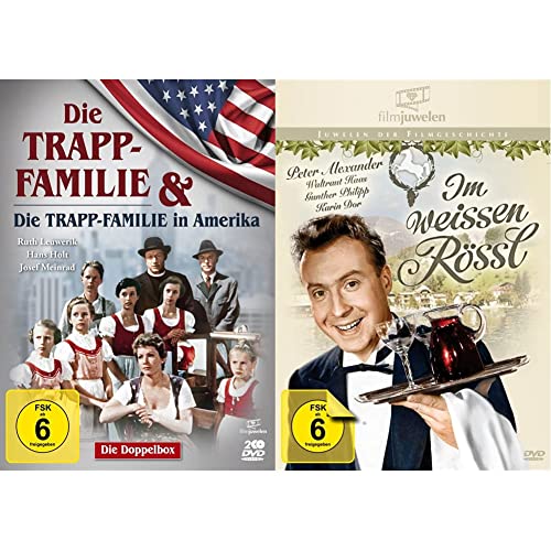 Die Trapp-Familie & Die Trapp-Familie in Amerika - Doppelbox (Filmjuwelen) [2 DVDs] & Im weißen Rössl (Peter Alexander) - Filmjuwelen von AL!VE AG