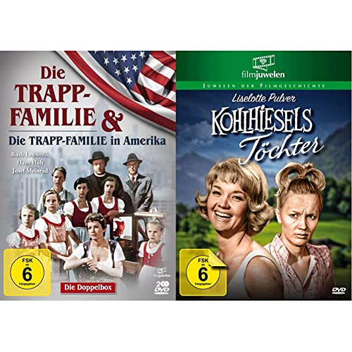 Die Trapp-Familie & Die Trapp-Familie in Amerika - Doppelbox (Filmjuwelen) [2 DVDs] & Kohlhiesels Töchter (Filmjuwelen) von AL!VE AG