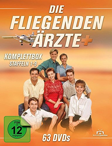 Die fliegenden Ärzte - Komplettbox, Staffeln 1-9 (63 Discs) von AL!VE AG