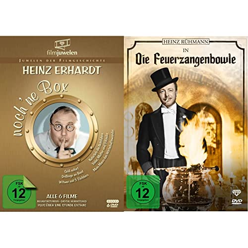 Heinz Erhardt - noch 'ne DVD Box (6 Kultfilme + Bonus-Filmclips) - Filmjuwelen & Die Feuerzangenbowle von AL!VE AG