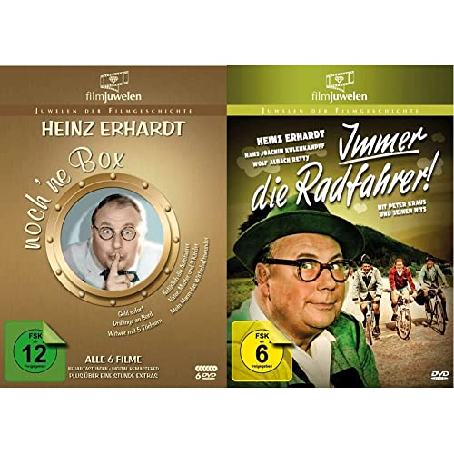 Heinz Erhardt - noch 'ne DVD Box (6 Kultfilme + Bonus-Filmclips) - Filmjuwelen & Heinz Erhardt: Immer die Radfahrer (Filmjuwelen) von AL!VE AG