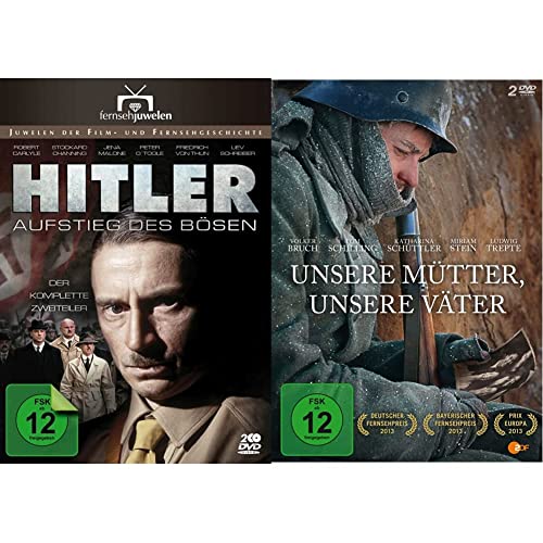 Hitler - Aufstieg des Bösen, Der komplette Zweiteiler [2 DVDs] & Unsere Mütter, unsere Väter [2 DVDs] von AL!VE AG