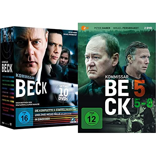 Kommissar Beck - Die komplette 3. Staffel + zwei neue Fälle [10 DVDs] & Kommissar Beck - Staffel 5, Episode 5-8 [2 DVDs] von AL!VE