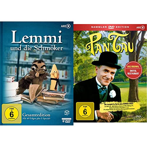 Lemmi und die Schmöker - Gesamtedition: Alle 40 Folgen plus 5 Specials (Fernsehjuwelen) [9 DVDs] & Pan Tau - Die komplette Serie (Sammler - Edition, digital restauriert) [6 DVDs] von AL!VE AG