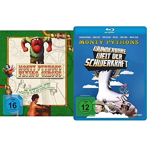 Monty Python's Flying Circus - Die komplette Serie auf Blu-Ray (Staffel 1-4) [Blu-ray] & Monty Python's wunderbare Welt der Schwerkraft [Blu-ray] von AL!VE AG