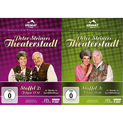 Peter Steiners Theaterstadl - Staffel 2: Folgen 17-32 (8 DVDs) & Peter Steiners Theaterstadl - Staffel 3: Folgen 33-48 (8 DVDs) von AL!VE