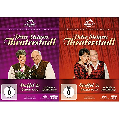 Peter Steiners Theaterstadl - Staffel 2: Folgen 17-32 (8 DVDs) & Peter Steiners Theaterstadl - Staffel 5: Folgen 64-75 (6 DVDs) von AL!VE