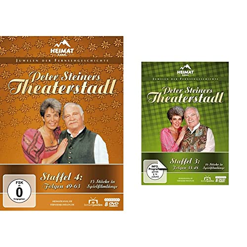 Peter Steiners Theaterstadl - Staffel 4: Folgen 49-63 (8 DVDs) & Peter Steiners Theaterstadl - Staffel 3: Folgen 33-48 (8 DVDs) von AL!VE AG