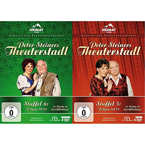 Peter Steiners Theaterstadl - Staffel 6: Folgen 76-91 [8 DVDs] & Peter Steiners Theaterstadl - Staffel 5: Folgen 64-75 (6 DVDs) von AL!VE AG