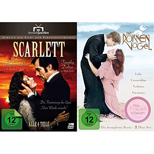 Scarlett (1-4) - Die Fortsetzung des Epos %22Vom Winde verweht%22 (Fernsehjuwelen) [2 DVDs] & Dornenvögel [4 DVDs] von AL!VE AG
