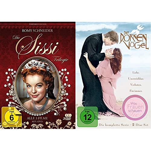 Sissi Trilogie - Purpurrot-Edition - Filmjuwelen [3 DVDs] & Dornenvögel [4 DVDs] von AL!VE AG