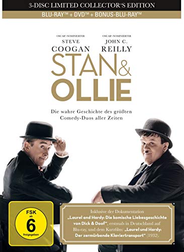 Stan & Ollie - 3-Disc Limited Collector's Mediabook (+ DVD) (+ Bonus-Blu-ray) von AL!VE AG