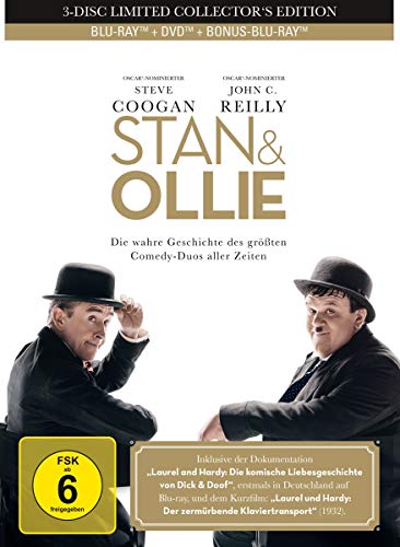 Stan & Ollie - 3-Disc Limited Collector's Mediabook (+ DVD) (+ Bonus-Blu-ray) von Alive