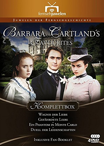 Barbara Cartland's Favourites Komplettbox (Wagnis der Liebe / Gefährdete Liebe / Ein Phantom in Monte Carlo / Duell der Leidenschaften) [4 DVDs] von AL!VE