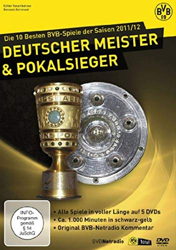 Die 10 besten BVB-Spiele der Saison 2011/2012 - Deutscher Meister & Pokal Sieger 2012 [5 DVDs] von AL!VE