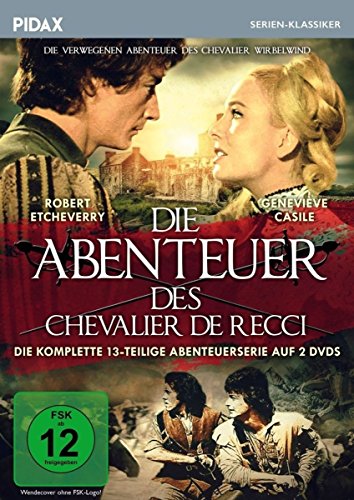 Die Abenteuer des Chevalier de Recci (Chevalier Wirbelwind) / Die komplette 13-teilige Abenteuerserie (Pidax Serien-Klassiker) [2 DVDs] von Crest Movies