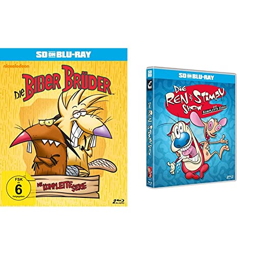 Die Biber Brüder - Die komplette Serie (SD on Blu-ray) & Die Ren & Stimpy Show - Die komplette Serie (SD on Blu-ray) von AL!VE