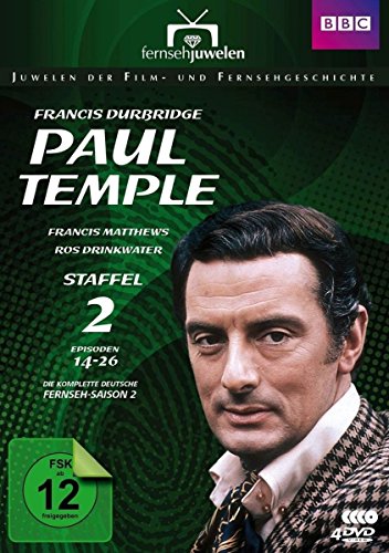 Francis Durbridge: Paul Temple - Staffel 2 - Die komplette ZDF-Fernseh-Saison 2 (Folgen 14-26) - Fernsehjuwelen [4 DVDs] von AL!VE
