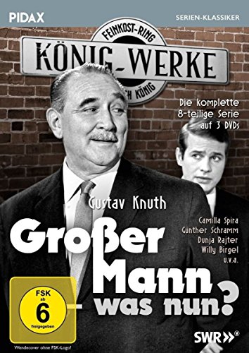 Großer Mann - was nun? / Die komplette 8-teilige Kultserie mit Gustav Knuth (Pidax Serien-Klassiker) [3 DVDs] von AL!VE AG