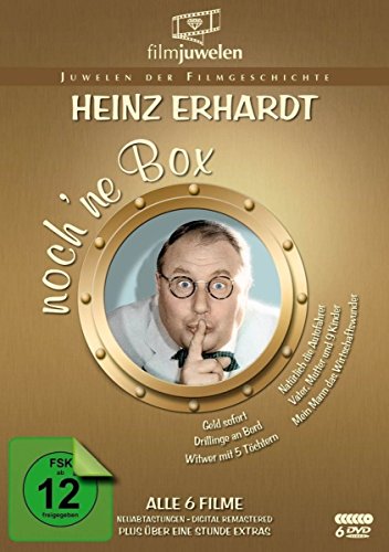 Heinz Erhardt - noch 'ne DVD Box (6 Kultfilme + Bonus-Filmclips) - Filmjuwelen von AL!VE AG