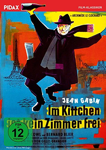 Im Kittchen ist kein Zimmer frei (Archimède, le Clochard) / Preisgekrönter Film mit Jean Gabin (Pidax Film-Klassiker) von AL!VE