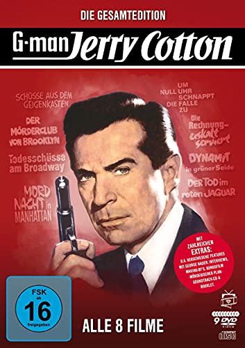 Jerry Cotton - Die Gesamtedition: Alle 8 Filme (Filmjuwelen) [9 DVDs] von AL!VE AG
