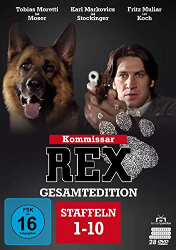 Kommissar Rex - Gesamtedition Staffeln 1-10 (Alle 119 Folgen) + Bonus-Disc (28 DVDs) (Fernsehjuwelen) von AL!VE