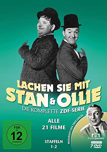 Lachen Sie mit Stan & Ollie (7 DVDs) - Die ZDF-Gesamtedition (Alle 21 Filme) (Fernsehjuwelen) von AL!VE