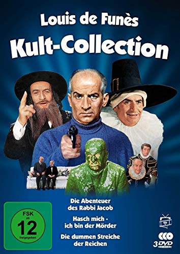 Louis de Funes - Kult-Collection (Hasch mich - ich bin der Mörder / Die Abenteuer des Rabbi Jacob / Die dummen Streiche der Reichen) [3 DVDs] von AL!VE AG