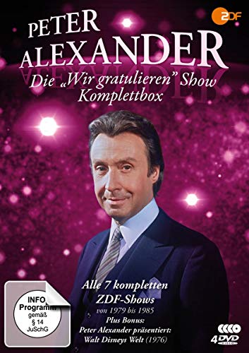 Peter Alexander: Die "Wir gratulieren" Show - Komplettbox [4 DVDs] von Alive - Vertrieb und Marketing/DVD