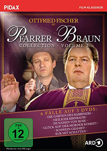 Pfarrer Braun Collection, Vol. 3 / Weitere sechs Folgen der Krimireihe mit Ottfried Fischer (Pidax Film-Klassiker) [3 DVDs] von AL!VE