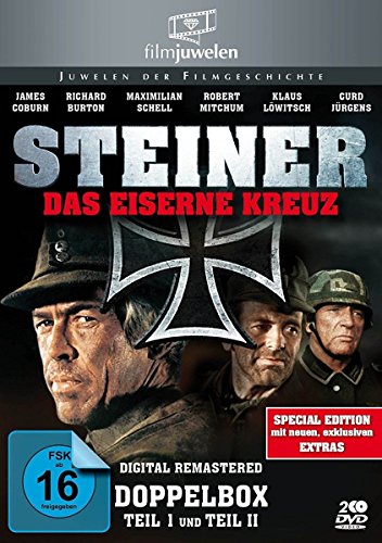 Steiner - Das eiserne Kreuz Teil 1+2 (Doppelbox) - Filmjuwelen [2 DVDs] von AL!VE AG