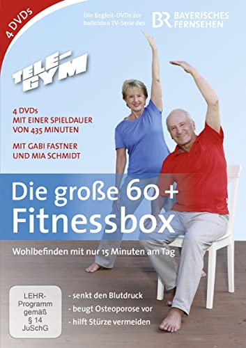 TELE-GYM Die große 60+ Fitnessbox [4 DVDs] von AL!VE