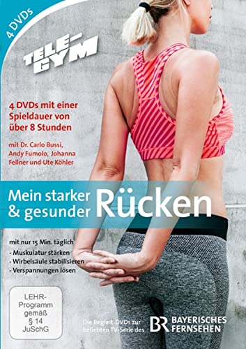 TELE-GYM Mein starker & gesunder Rücken Box [4 DVDs] von AL!VE