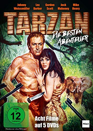 Tarzan - Die besten Abenteuer / Acht spannende Abenteuer mit den beliebtesten Tarzan-Darstellern (Pidax Film-Klassiker) [5 DVDs] von AL!VE