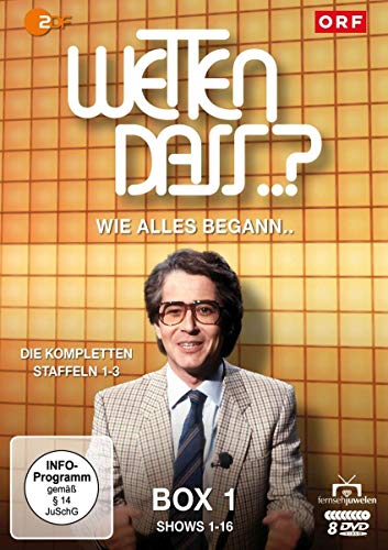 Wetten, dass..? - Wie alles begann (Box 1: Shows 1-16) (Fernsehjuwelen) [8 DVDs] von AL!VE