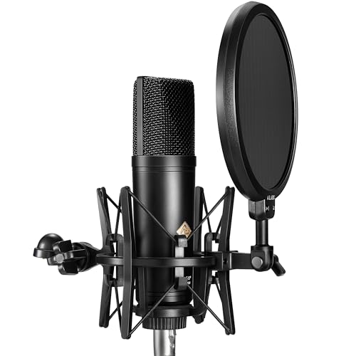 ALABS AC88 XLR Podcast-Mikrofon – Professionelles Kondensatormikrofon mit 25 mm großer Membran, Stoßhalterung, Pop-Filter für Streaming, Podcasting, Gesang und Aufnahme von ALABS