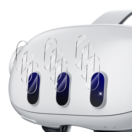 ALAFLY [9 Stück] Kameraschutz Kompatibel mit Meta Quest 3 Kamera Objektivschutz, 9H Anti- Kratzer Linse Schutzglas HD VR Zubehör für Oculus Quest 3, Transparent von ALAFLY