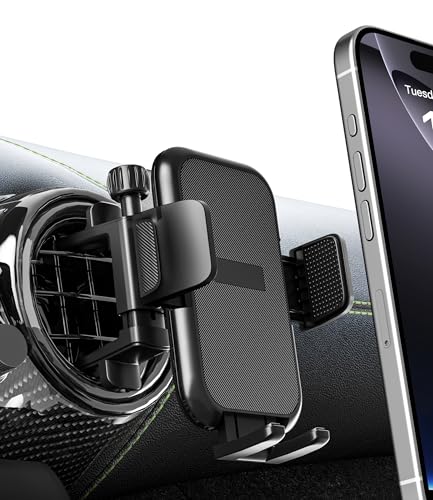 ALAFLY Handyhalterung Auto Lüftung für Mercedes Benz B/E/EQE-Class/für Jeep Wrangler [Runde Lüftung Clip], Großes Telefon und Dickes Hülle Freundlich Sicherer Griff Autohalterung Zubehör von ALAFLY