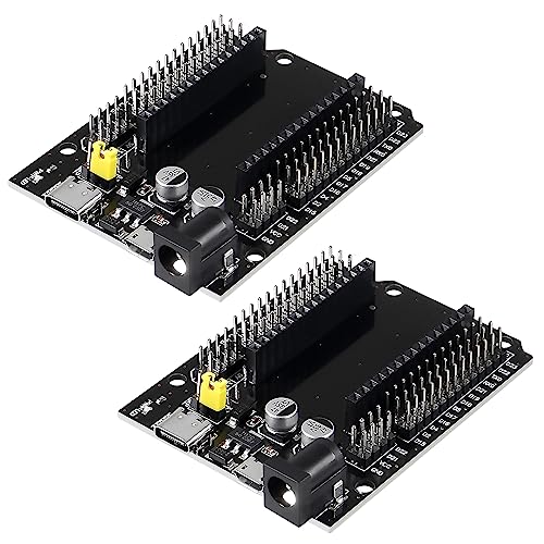 ALAMSCN 2 Stück ESP32 Breakout Board Erweiterungsboard für 30PIN Narrow Version ESP32 ESP-WROOM-32 Mikrocontroller Entwicklungsboard von ALAMSCN