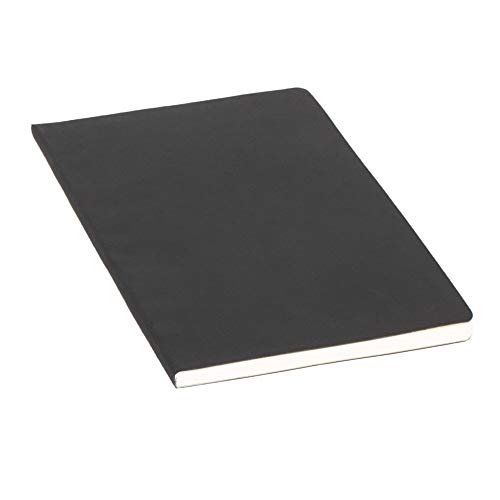 ALASSIO 1132 - Notizbuch im DIN A5 Format, Kladde mit 64 Seiten, Papier liniert, Einband in schwarz matt, Gebundener Notizblock ideal für Leder Buchhüllen, Schreibmappen und Organizer ALASSIO 1132 - Notizbuch im DIN A5 Format, Kladde mit 64 Seiten, Papier liniert, Einband in schwarz matt, Gebundener Notizblock ideal für Leder Buchhüllen, Schreibmappen und Organizer von ALASSIO