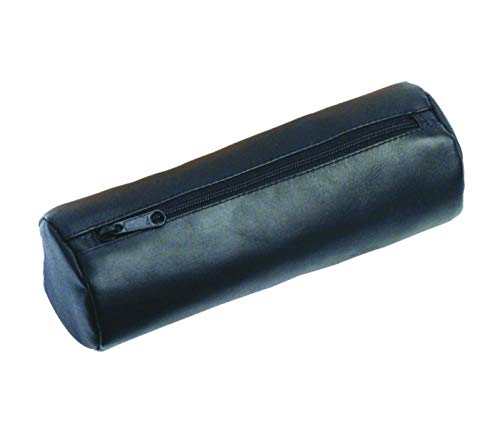 Alassio 43018 - Schlamperrolle XXL aus echtem Leder, Stiftetui schwarz, Schlamper ca. 22 x 9 cm, Schlampermäppchen rund, Etui für Schreibgeräte, Faulenzerrolle groß Alassio 43018 - Schlamperrolle XXL aus echtem Leder, Stiftetui schwarz, Schlamper ca. 22 x 9 cm, Schlampermäppchen rund, Etui für Schreibgeräte, Faulenzerrolle groß von ALASSIO