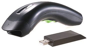 Albasca KABELLOSER Funk MK-1000ZB Barcode-Scanner USB, Bluetooth-Technik, Funk-Reichweite bis 100m von ALBASCA