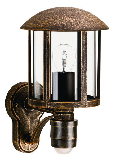 Albert 651836 Wandleuchte E27 75W Braun-Mess von ALBERT