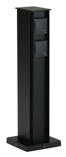 Albert 662106 Steckdosensäule 4fach schwarz von ALBERT