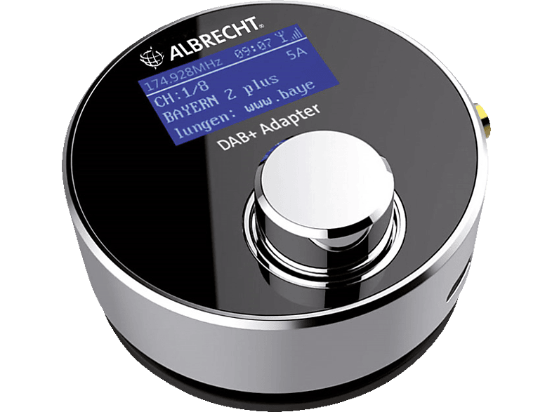 ALBRECHT DR54 Audio Adapter, schwarz, silber von ALBRECHT