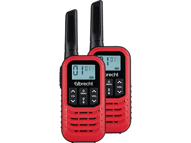 ALBRECHT Tectalk Go 2er Set Walkie-Talkie Rot von ALBRECHT